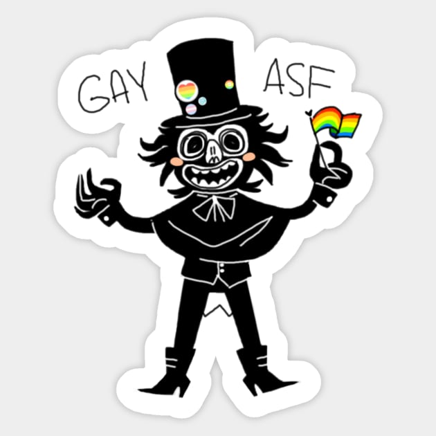 Babadook Is Gay Sticker by BeheadedPixels